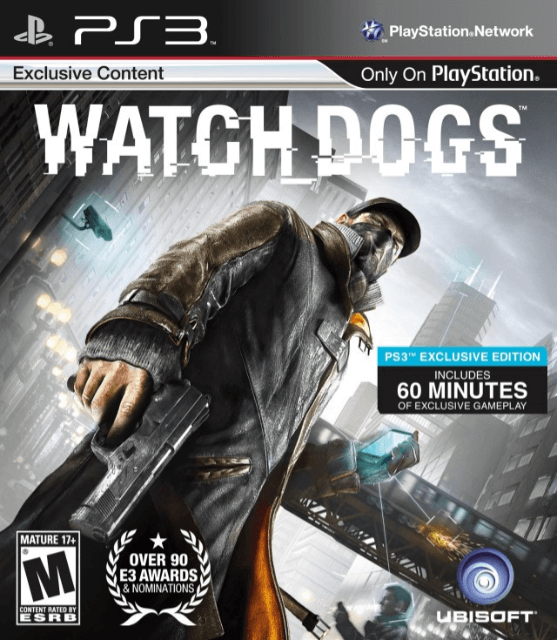 Watch Dogs box art for Playstation 3